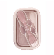 Load image into Gallery viewer, Collapsible Lunch Container Pink