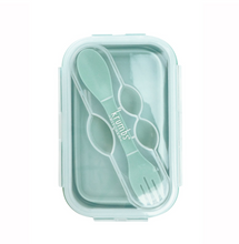 Load image into Gallery viewer, Collapsible Lunch Container Teal