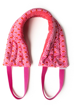Load image into Gallery viewer, Pink Geo Hot Stuff Heated Neck Wrap