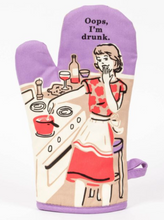 Load image into Gallery viewer, Oops I&#39;m Drunk Oven Mitt
