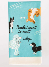Load image into Gallery viewer, Blue Q Dish Towels $14 Meet Dogs
