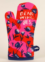 Load image into Gallery viewer, Blue Q Oven Mitts Dear Wine, Yes
