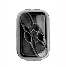 Load image into Gallery viewer, Collapsible Lunch Container Black