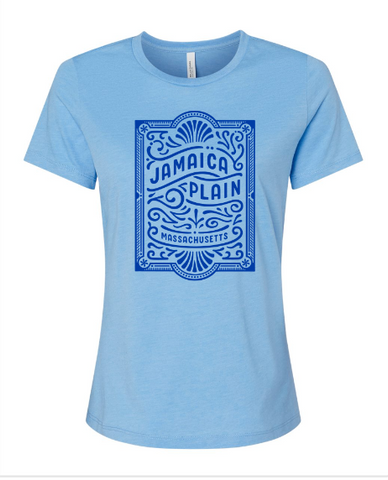 Blue On Blue JP Card Womens Shirt XXL