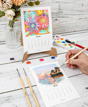 Load image into Gallery viewer, 12-Month Watercolor Calendar