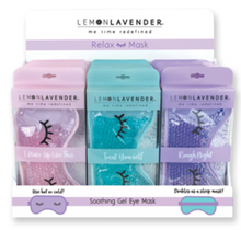 Load image into Gallery viewer, Lemon Lavender Gel Eye Mask