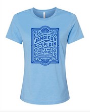 Load image into Gallery viewer, Blue On Blue JP Card Womens Shirt
