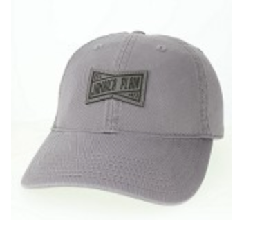 JP Leather Tag Grey Baseball Cap