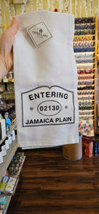 Tea Towel - Entering Jamaica Plain