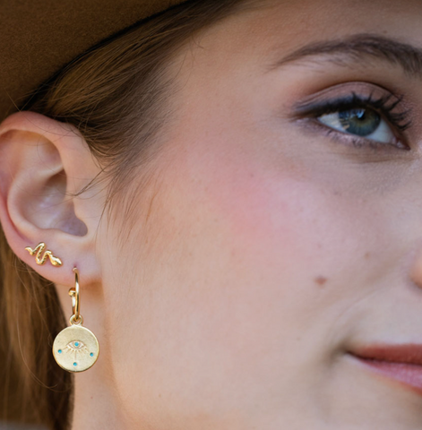 Teeny Tiny Serpent Studs