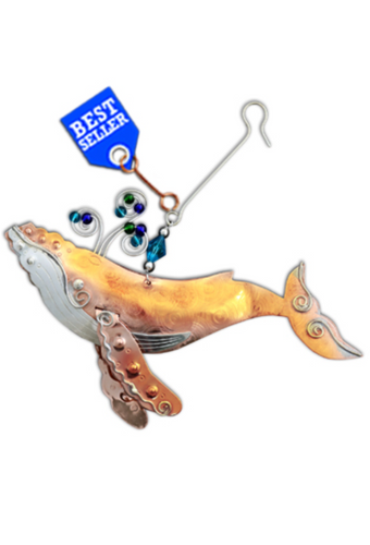 Deap Sea Humpback Whale Ornament