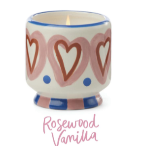 A Dopo 8oz Painted Cand Rosewood Vanilla