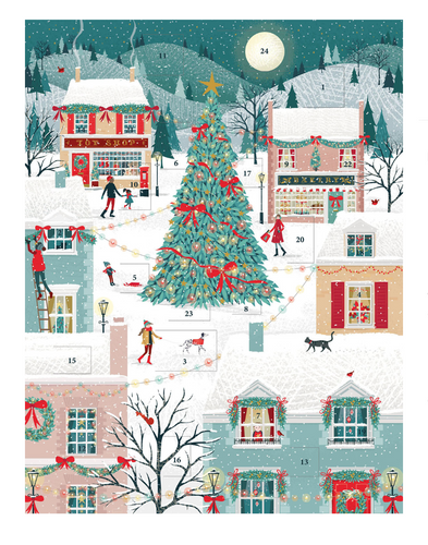 Advent Calendar - Snow Scene