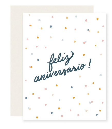 Aniversario Dots Card