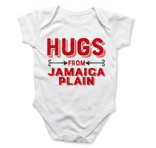 Load image into Gallery viewer, Cotton Baby Onesie - Red Hugs From JP
