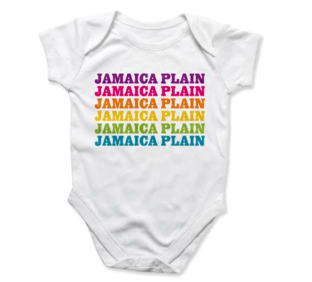 Cotton Baby Onesie - Rainbow JP