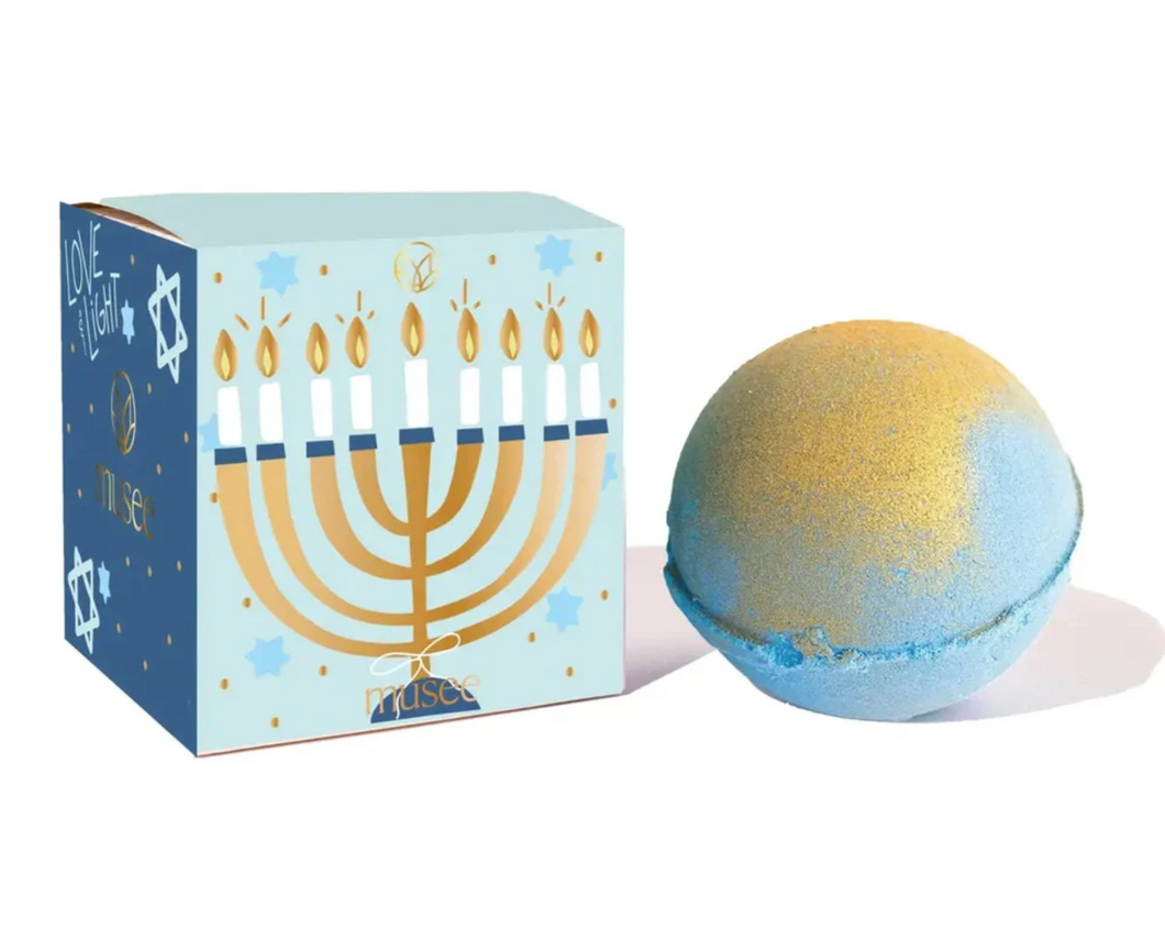 Happy Hanukkah Bath Bomb