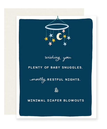 Mostly Restful Baby Card