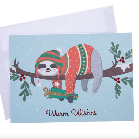 Boxed Cards - Sloth Warm Wishes