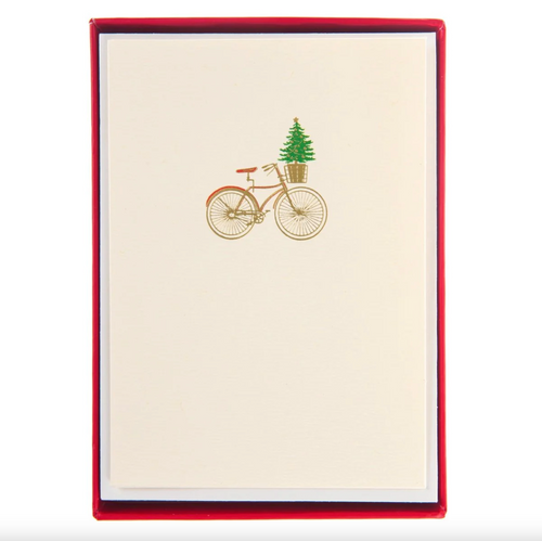Petite Boxed Cards - Bike With Basket