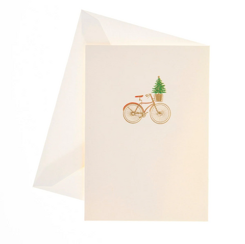 Petite Boxed Cards - Bike With Basket