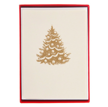 Load image into Gallery viewer, Petite Boxed Cards - Gold Tree
