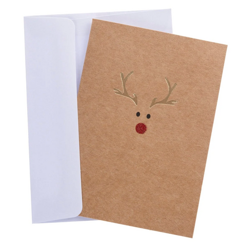 Petite Boxed Cards - Rudolph