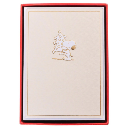 Petite Boxed Cards - Peanuts Tree