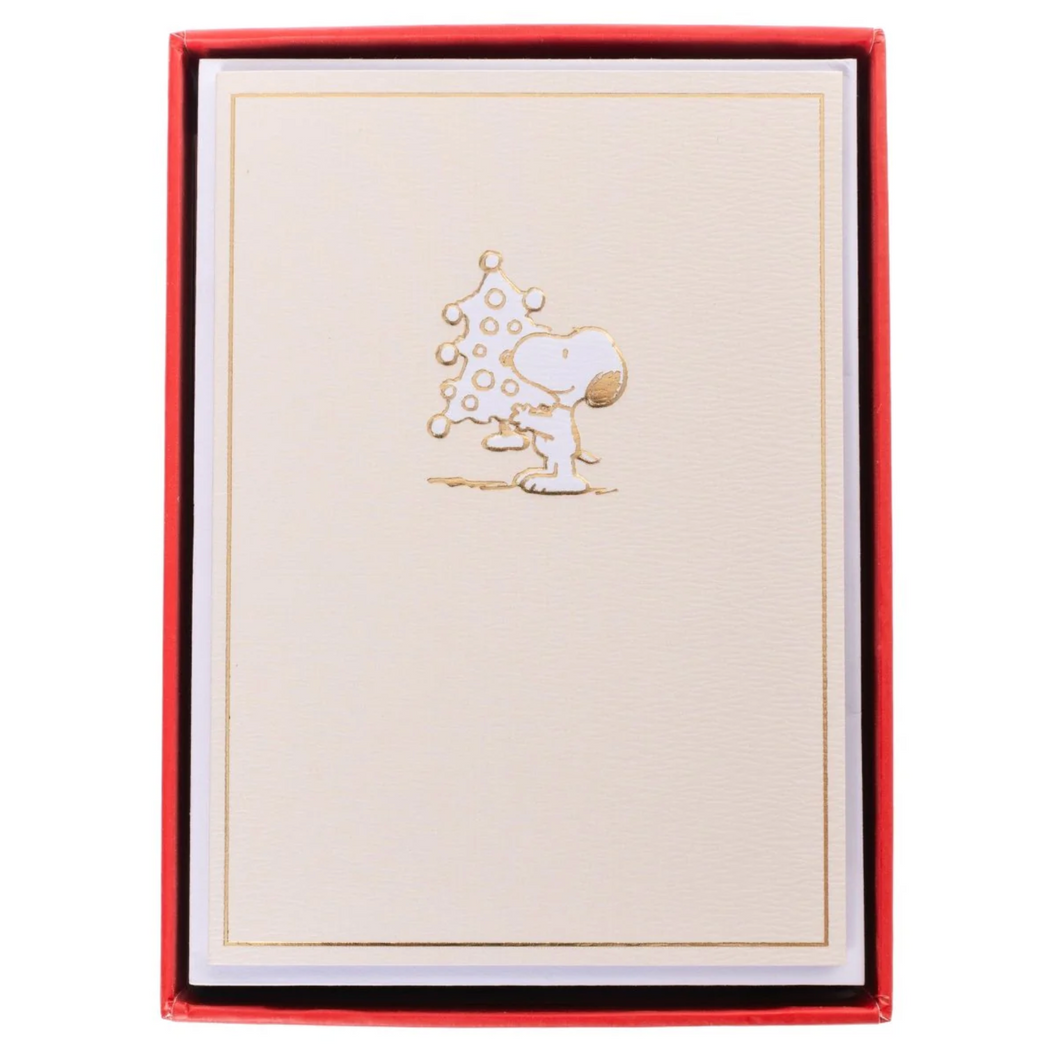Petite Boxed Cards - Peanuts Tree