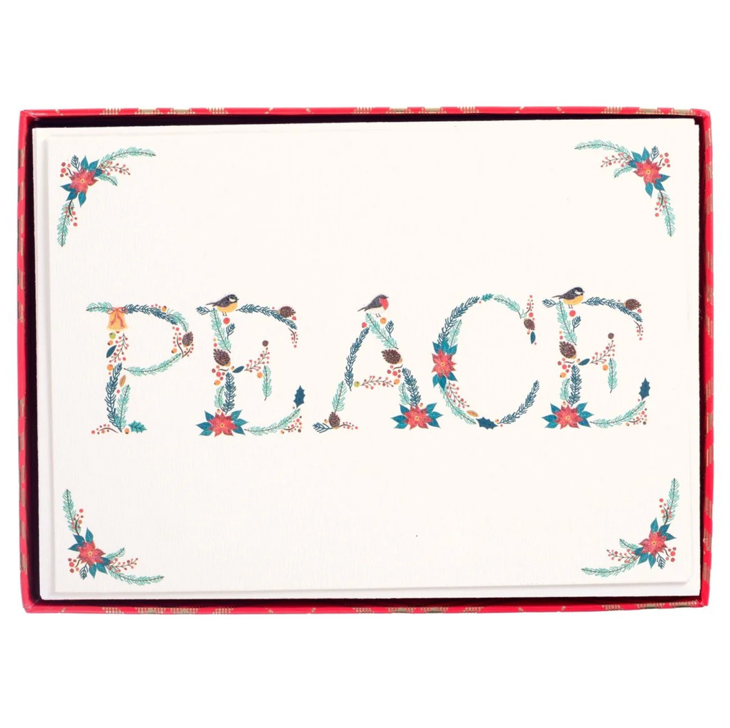Boxed Cards - Peace Foilage