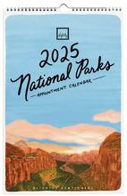 Load image into Gallery viewer, 2025 National Parks Hanging Calendar
