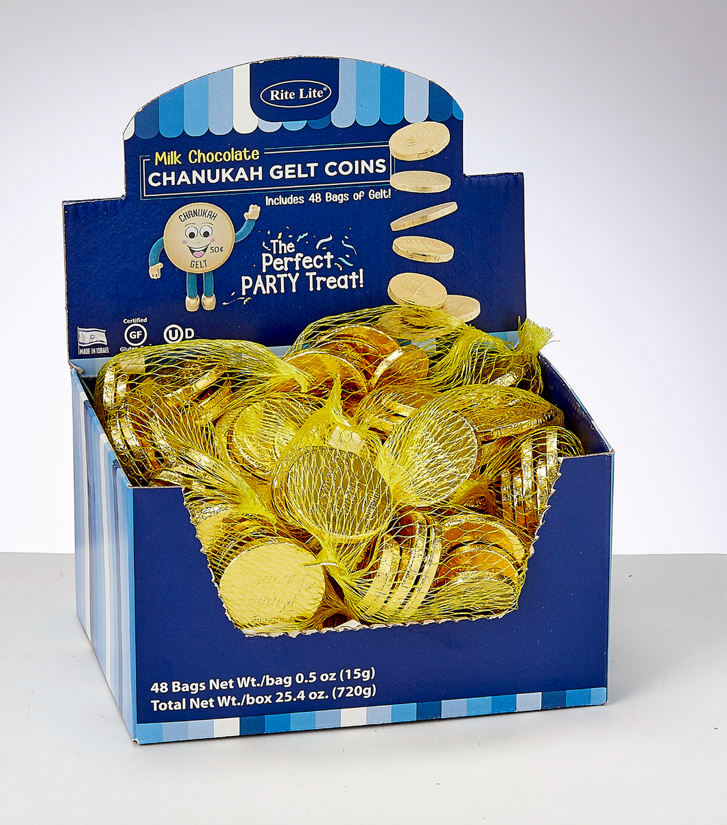 CHANUKAH GELT CHOCOLATE COINS