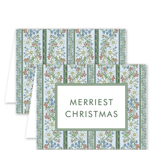 Chalet Chintz Stripe Card