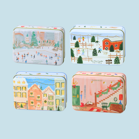 Holiday Tin Candle