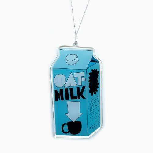 Acrylic Ornament - Oat Milk