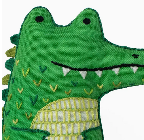 Embroidery Stuffed Animal Kit Alligator