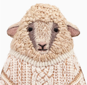 Embroidery Stuffed Animal Kit Sheep