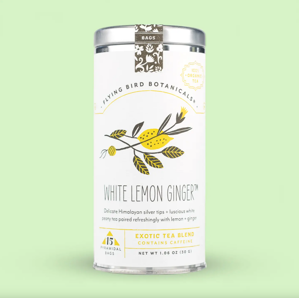 15 Tea Bag Tin - White Lemon Ginger