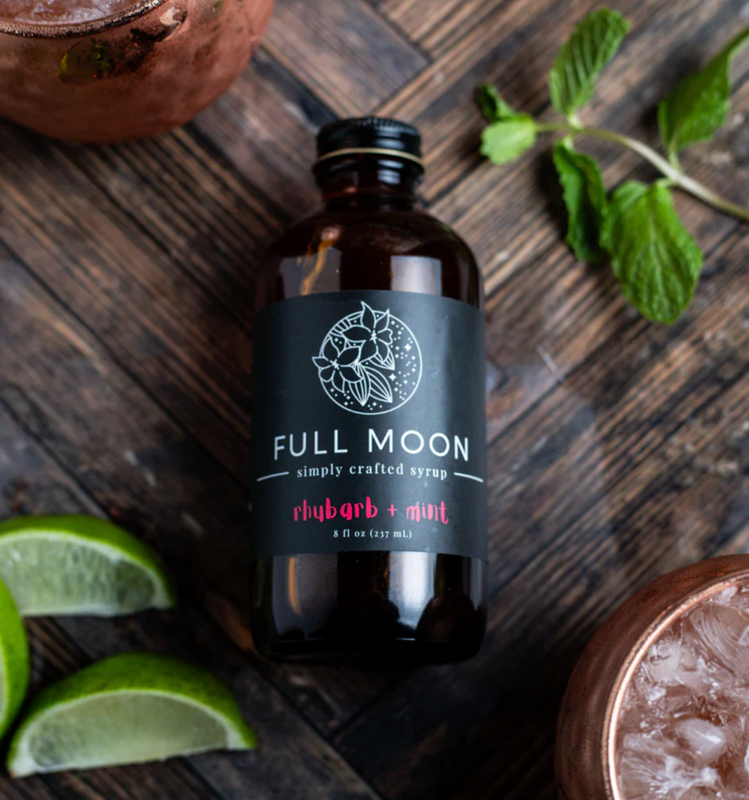 Simple Syrup - Rhubarb & Mint