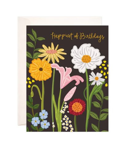 Floral Feliz Birthday Card Day