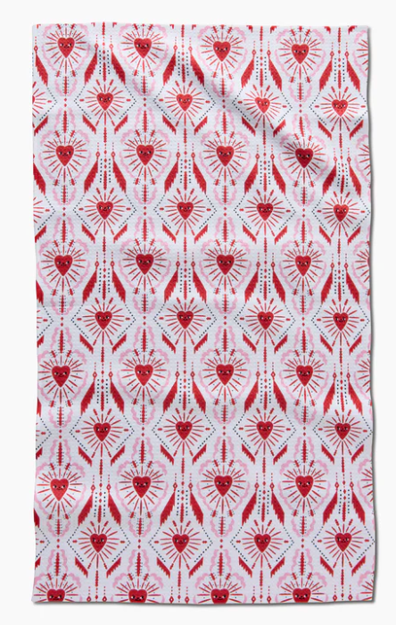 Ray of Love Geometry Tea Towel