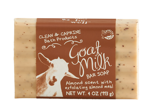 Goat Milk Almond Exfoliating 4oz Soap