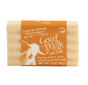 Goat Milk Honey Apricot Exfoliating Soap