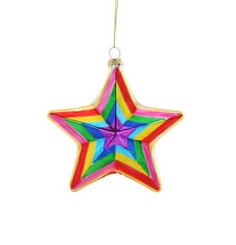 Glass Ornament - Chroma Star
