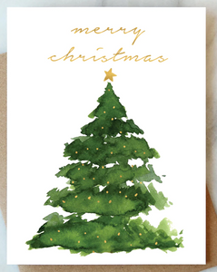 Merry Christmas Tree Card