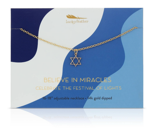 Star of David Hannukah Necklace