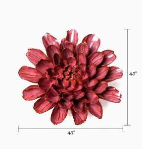 Japan Pink Dahlia Ceramic Flower