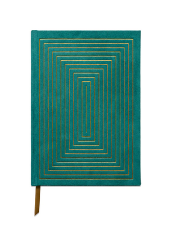 Green Rectangle Cloth Notebook