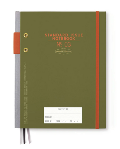 Standard Issue Notebook Army Green