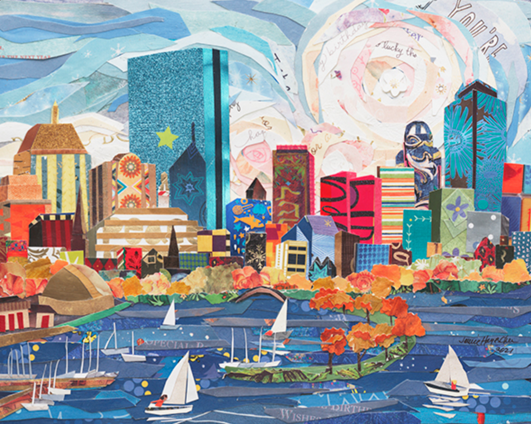 Janice Hayes Cha Collage Print Esplanade